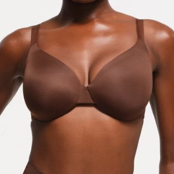 Skims Smoothing Intimates Full Coverage Lightly Lined Bra Cocoa - Picture 1 of 4